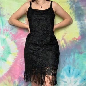 Lacey Fringe Dress